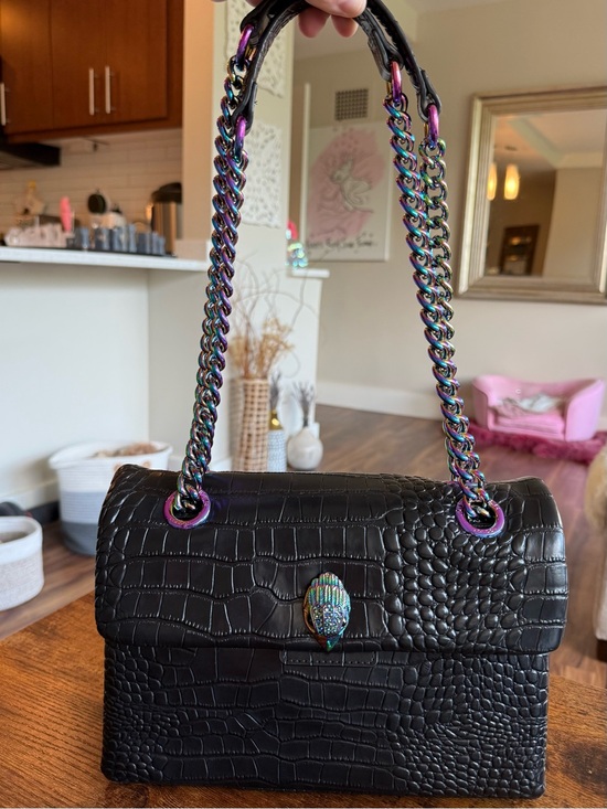 Kurt Geiger Handbags - Authentic Kurt Geiger London bag in black crocodile embossed leather